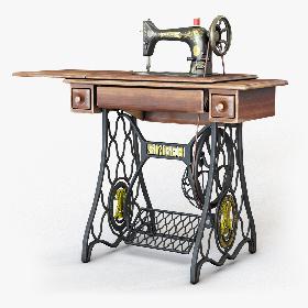 3D model 1907's Singer Sewing Machine